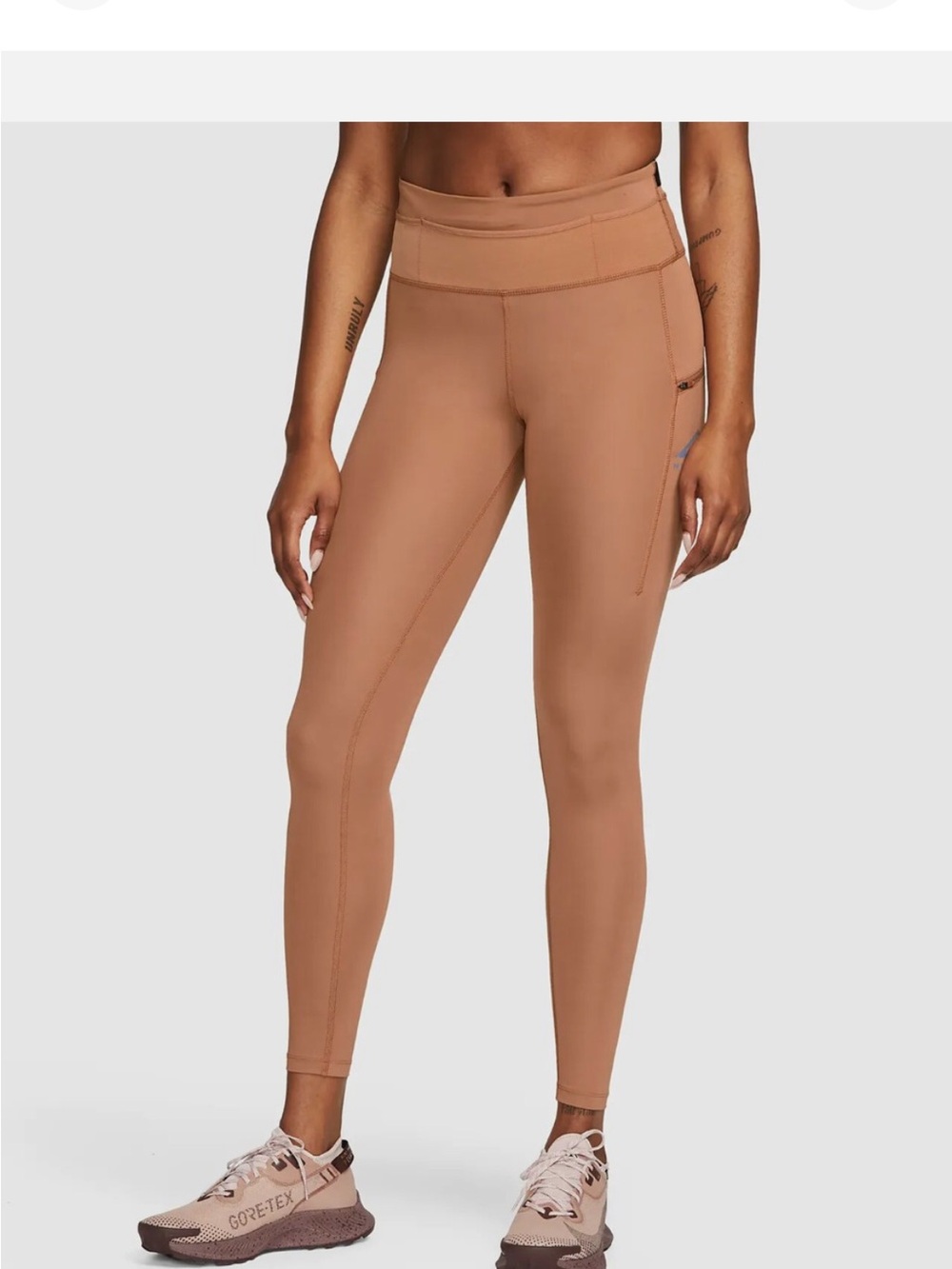 Fall Nike Women's Epict Luxe Pocket Trail Running Hiking Leggings - Picture 3 of 9